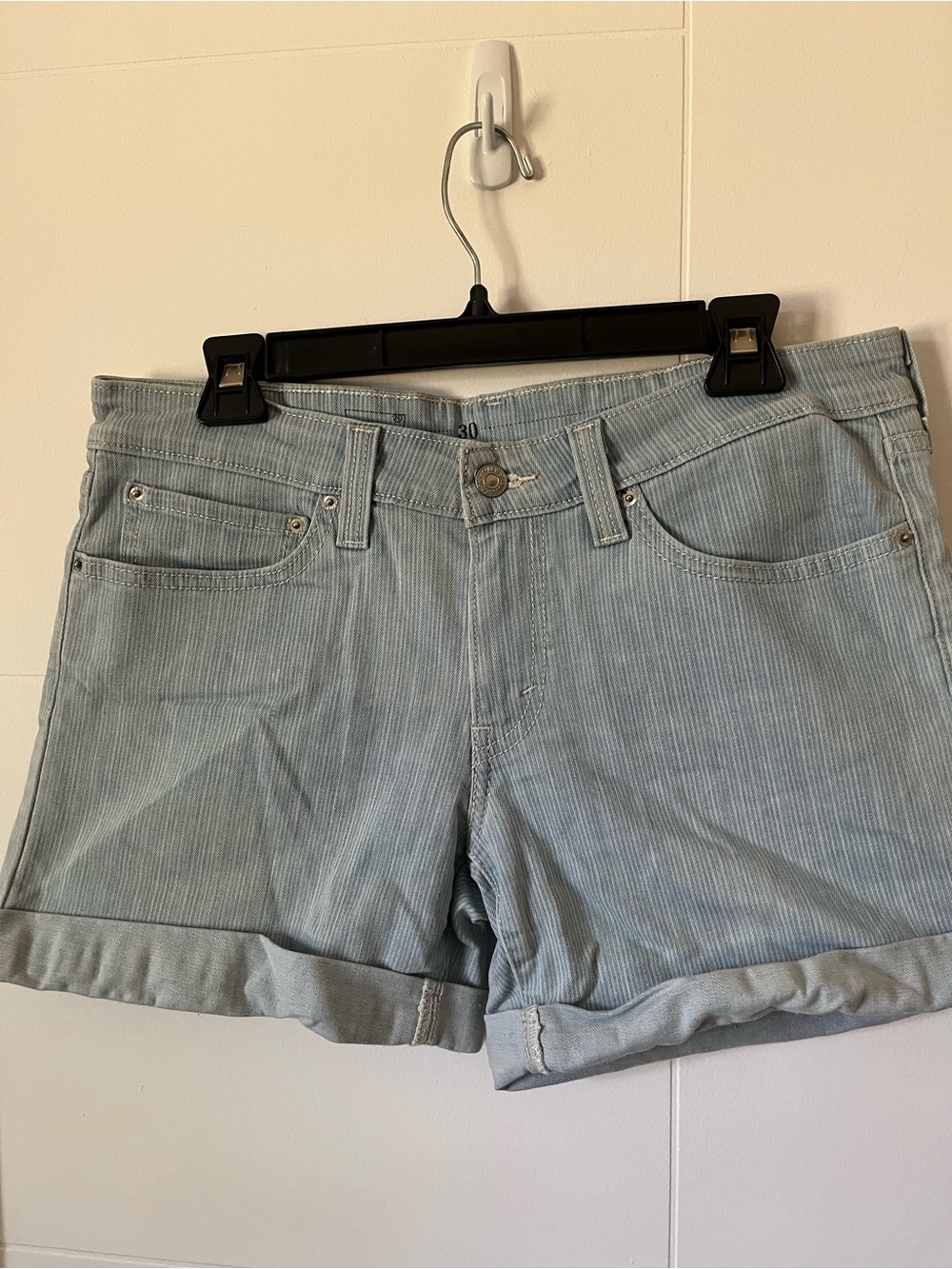 Light Blue Women's Denim Shorts